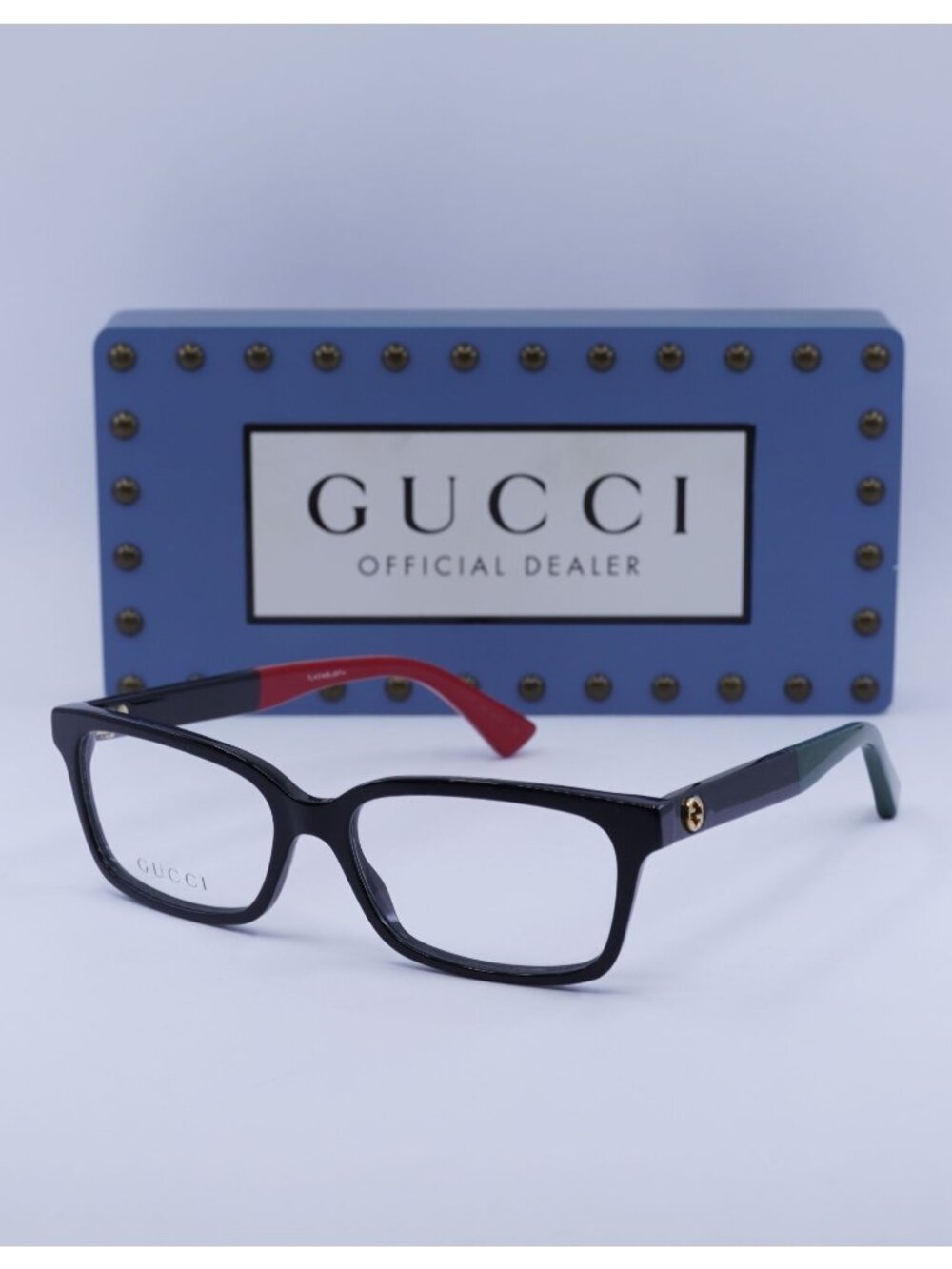Gucci GG0168O 003 Rectangle Eyeglasses - Black 53mm